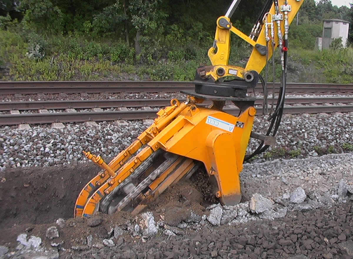 trench cutter for excavator